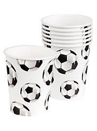 Football paper cups 6 pieces