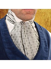 Foulard-cravate argent