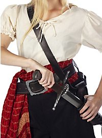 Foulard de pirate bordeaux