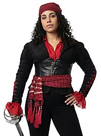 Foulard de pirate bordeaux