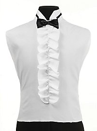 frill collar with bow tie