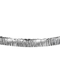 fringed garland 6 meter silver