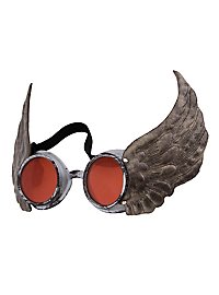 Gafas Steampunk Aviador Naranja