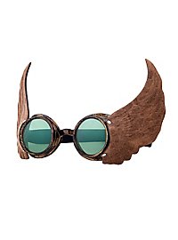 Gafas Steampunk Aviador Verdes