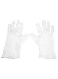 Gants en coton pour enfants blanc