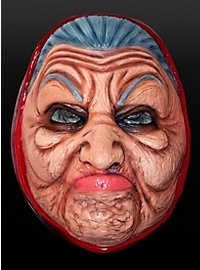 Garstige Oma Maske aus Latex