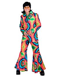 Gaudy batik suit hippie