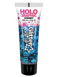 Gel Glitter UV Blu Cosmico 12 ml