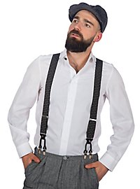 Gentleman Plaid Suspenders