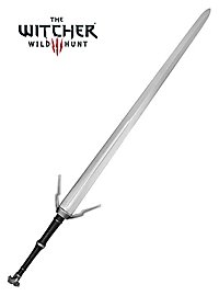 Geralt's silver sword - Wolf heads Larp weapon