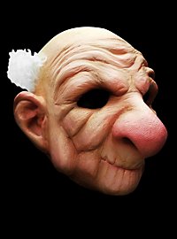 Grandpa mask made of latex