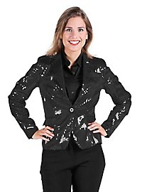 Giacca di paillettes da donna nera