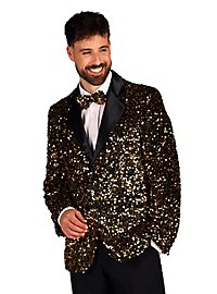 Giacca glitterata oro