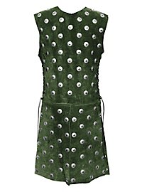 Giacca in pelle borchiata - scagnozzo, lunga