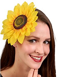 Giant sunflower hairclip
