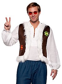 Gilet a fiori hippie