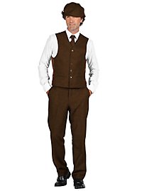 Gilet da abito anni '20 marrone