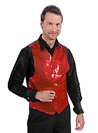 Gilet da discoteca rosso