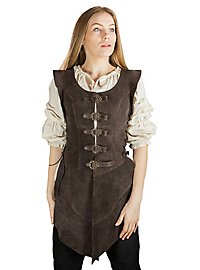 Gilet de cuir long - Julienne