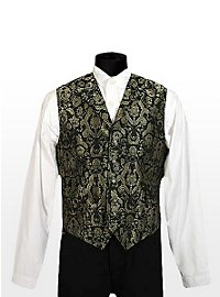 Gilet de gentleman noir et doré