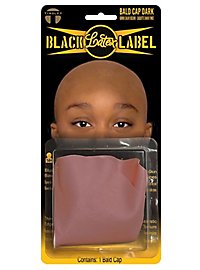 Glatzenkappe aus Latex braun