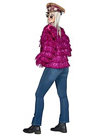Glimmer Festivaljacke Neon-Pink