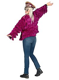 Glimmer Festivaljacke Neon-Pink