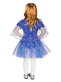 Glitter cape & tutu for kids blue