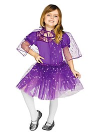 Glitter cape & tutu for kids purple