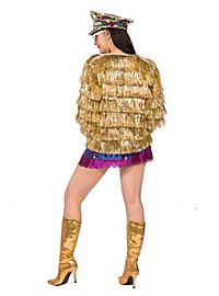 Glitter festival jacket gold