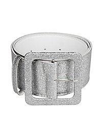 Glitter Riem Zilver