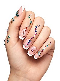Glitter stones for the face to stick on colorful