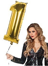 Globo De Foil Número 1 Dorado 86 Cm