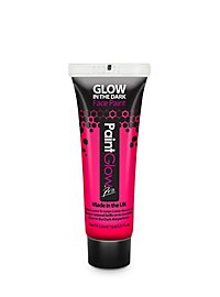 Glow in the Dark Body Paint Tube pink