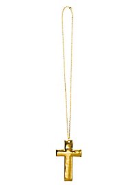 Gold cross chain