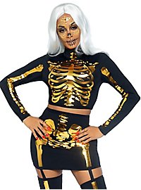 Gold Glamour Ghost Girl Costume