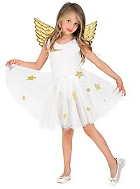 Golden angel costume set for girls