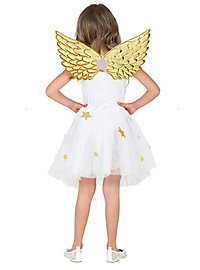 Golden angel costume set for girls