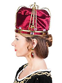 Golden fairytale crown with crown cap