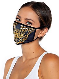 Golden Skull Face Mask