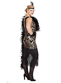 Goldenes 20er Jahre Abendkleid