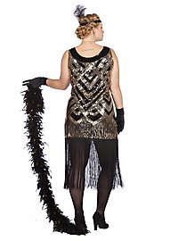Goldenes 20er Jahre Abendkleid