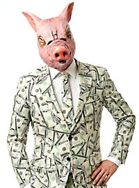 Masque Faux Nez De Cochon En Plastique - Trous De Nez Et Attache élastique - Accessoire Déguisement