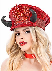 Gorra Brillante Disco Devil
