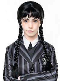 Goth Girl pruik voor kinderen