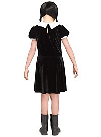 Gothic girl schoolgirl costume for kids