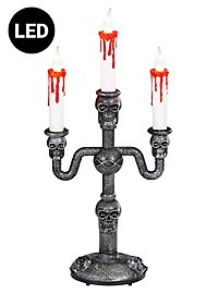 Gothic LED Kerzenständer Halloween Deko