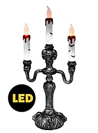 Gothic LED Kerzenständer Halloween Deko