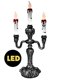 Gothic LED Kerzenständer Halloween Deko