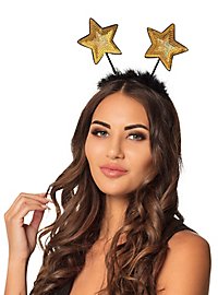 Gouden Disco Star haarband